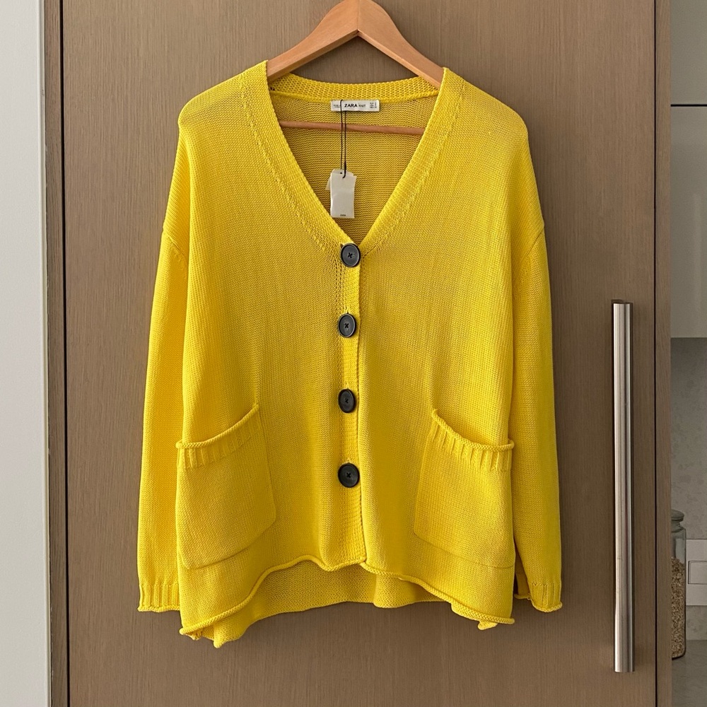 Zara knit relaxed cardigan